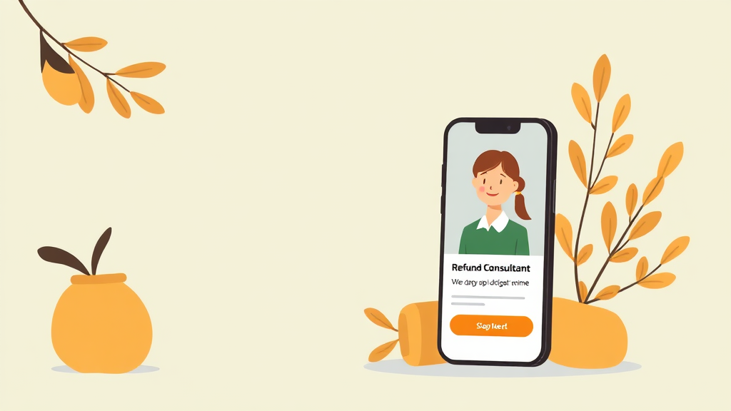 환불 방법: 단계별 상세 안내 (illustration 스타일)