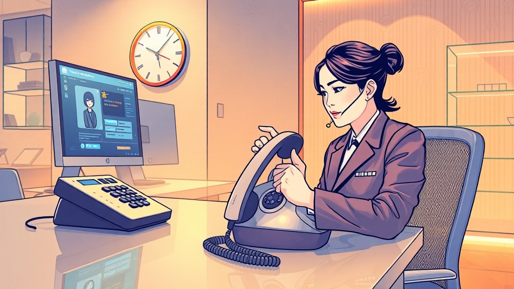 고객센터 기본 정보 (illustration 스타일)