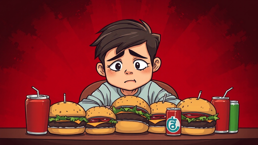 청년 당뇨, 왜 늘어날까요? (cartoon 스타일)