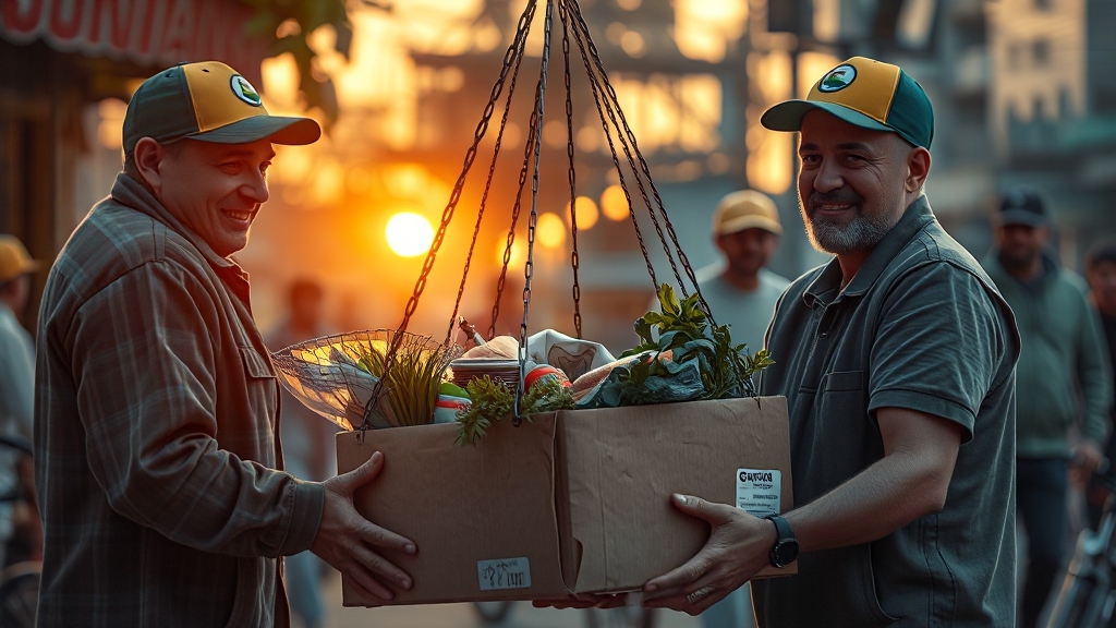 새벽 배송, 왜 논란일까? (realistic 스타일)