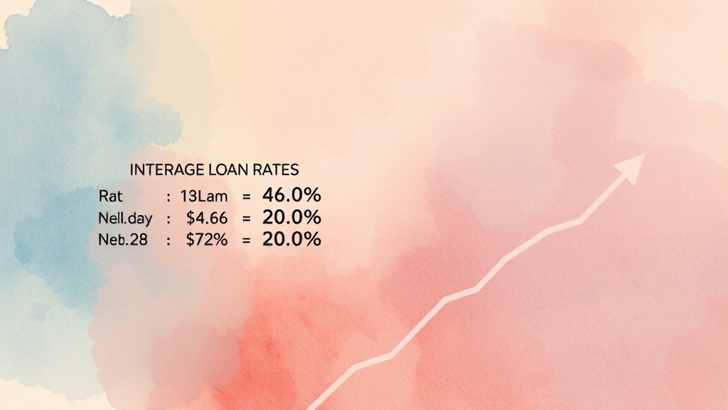 주담대 vs 신용대출 금리 역전 (watercolor 스타일)