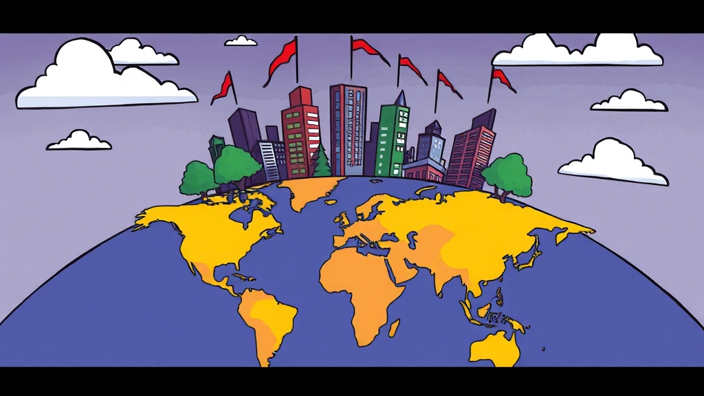 주요 뉴스 헤드라인 (cartoon 스타일)