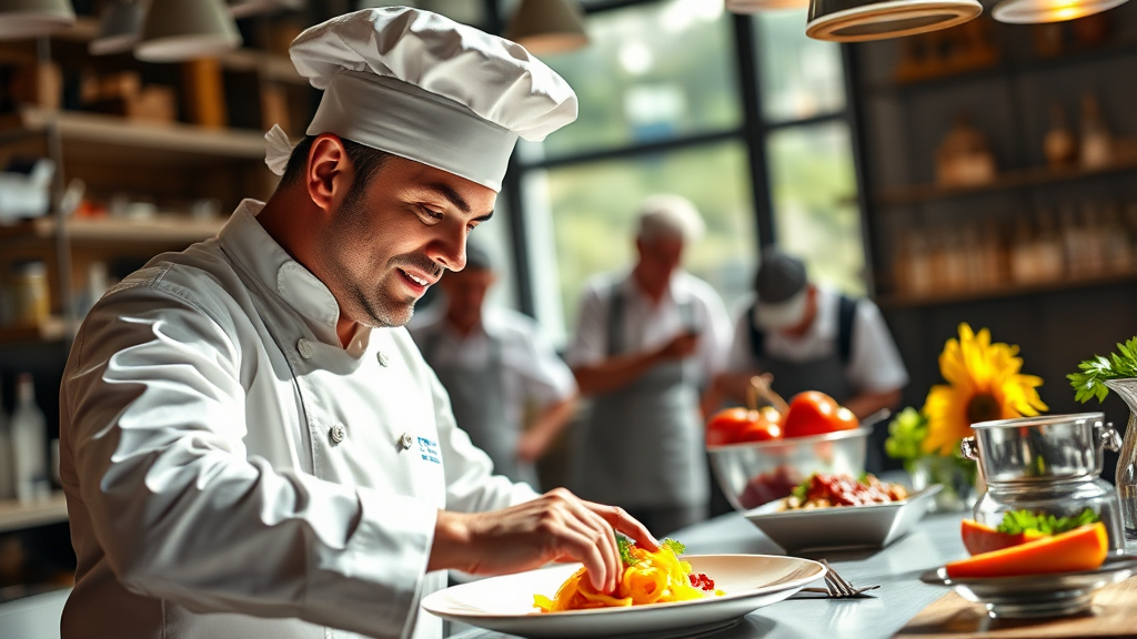 우승자 요리 비결은? (realistic 스타일)