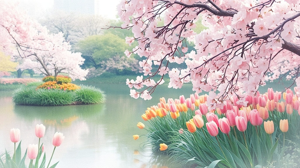 관람 정보 (입장료, 주차, 코스) (watercolor 스타일)