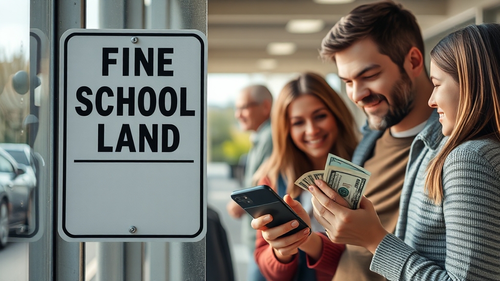 과태료 vs 범칙금, 납부 방법은? (realistic 스타일)