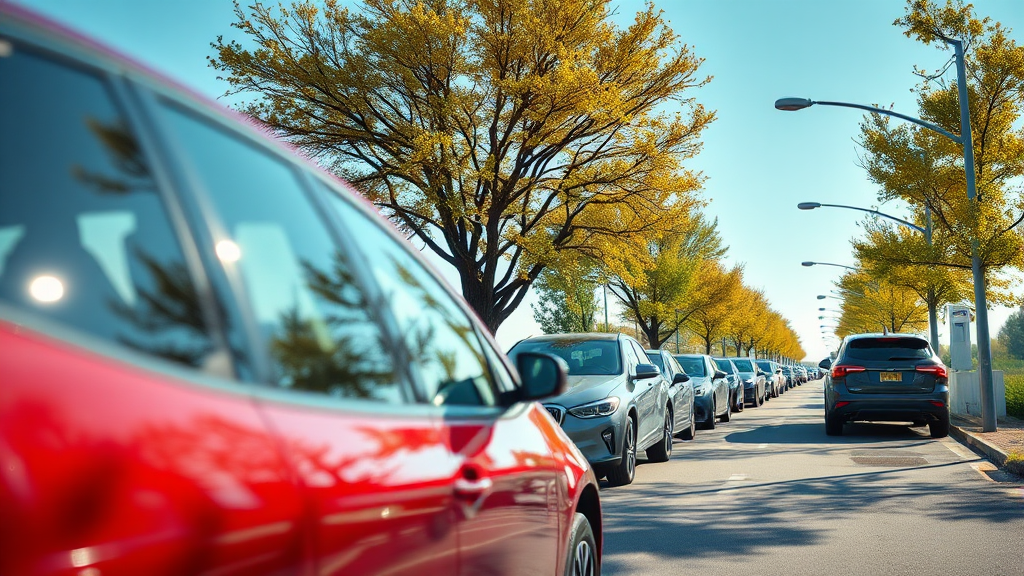 정부의 전기차 전환지원금 (realistic 스타일)