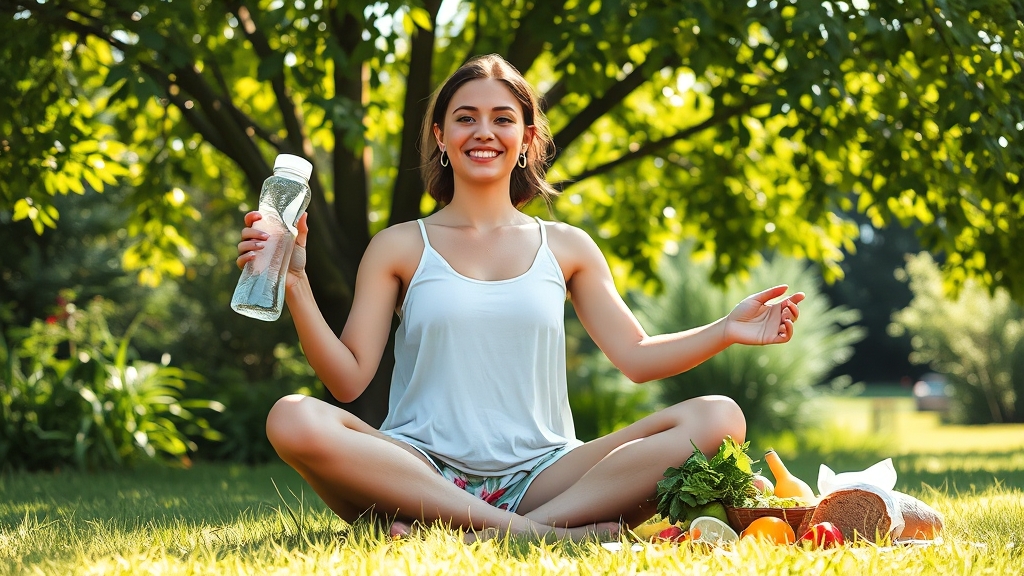 여름철 여행 가이드 (realistic 스타일)