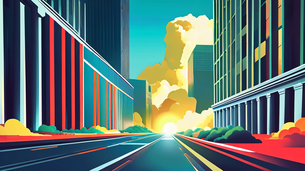 과거 나스닥 하락 데이터 분석: 닷컴 버블과의 차이점 (illustration 스타일)