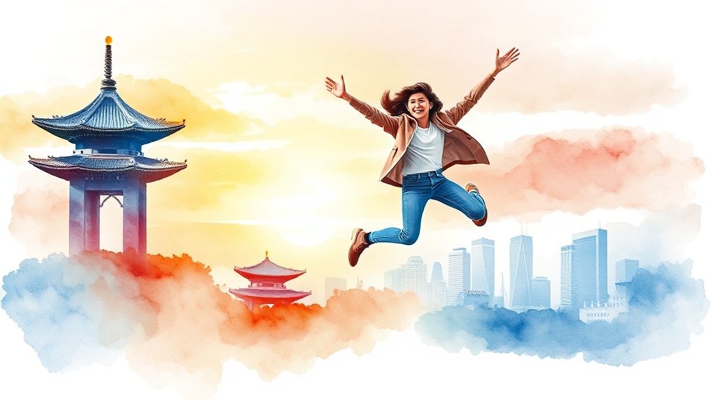 희망찬 미래를 설계하세요! (watercolor 스타일)