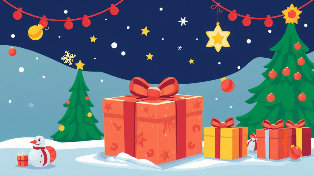 선물 관련 AS & 추가 정보 (cartoon 스타일)