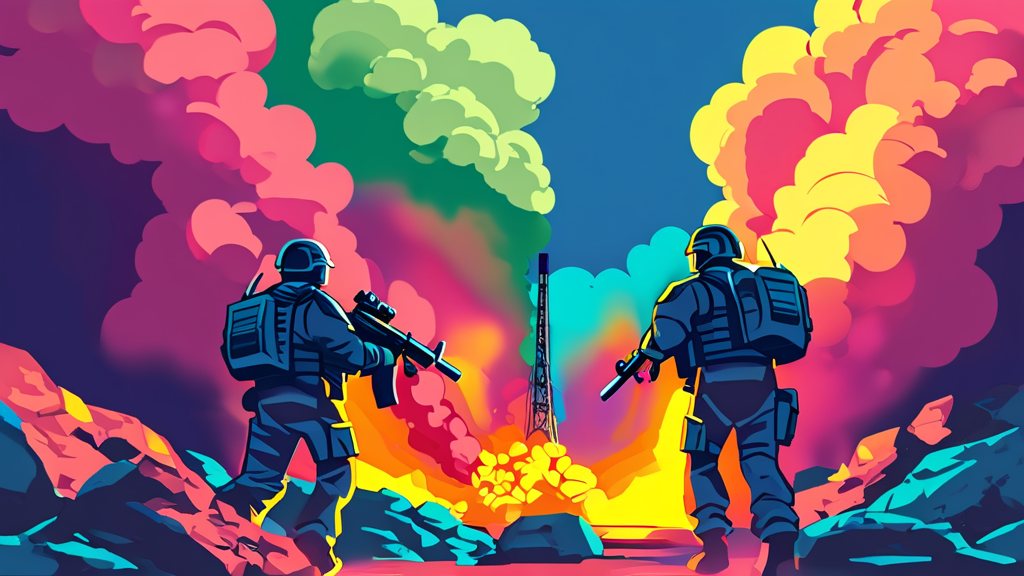 베네수엘라 사태, 미국 작전의 배경 (cartoon 스타일)