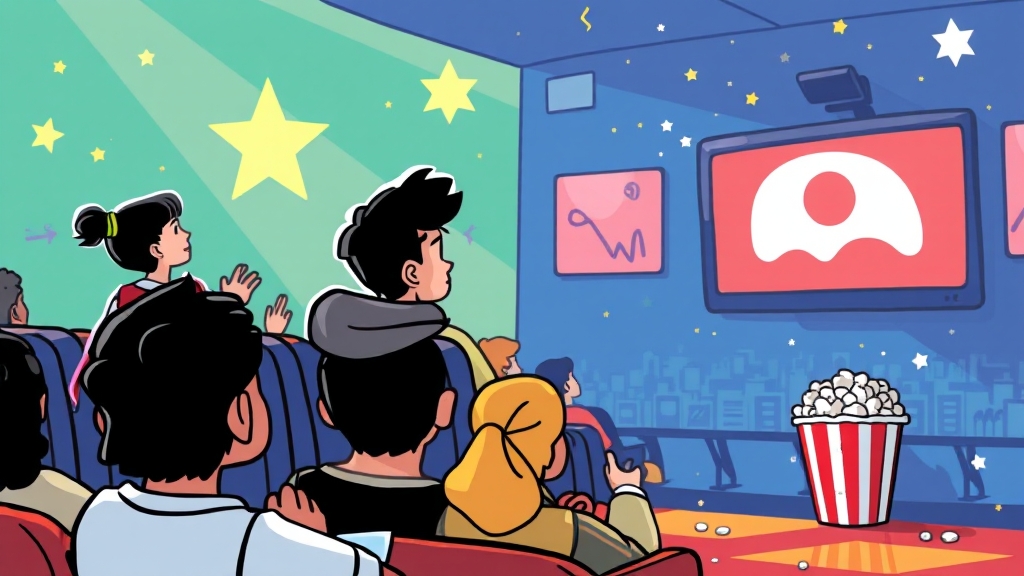 영화관 및 문화생활 할인 (cartoon 스타일)