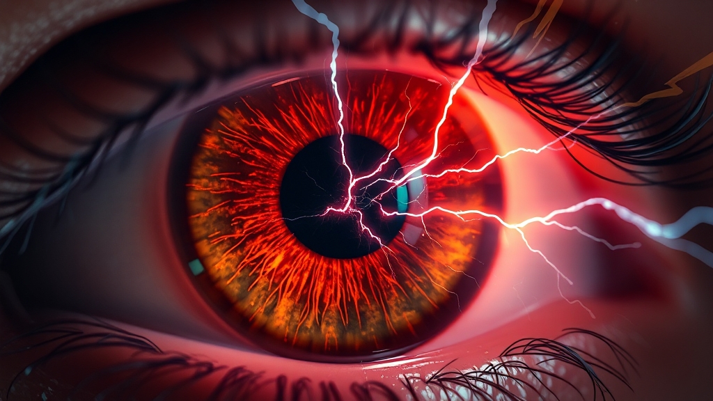 시력 저하와 초기 대처 (realistic 스타일)