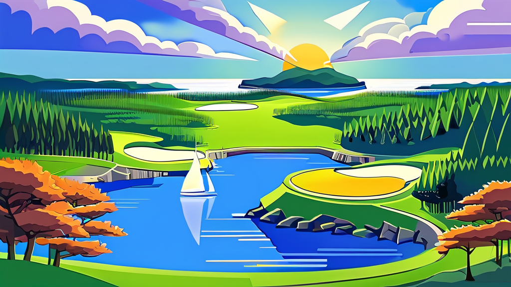 매력적인 포라이즌CC 코스 상세 분석 (cartoon 스타일)