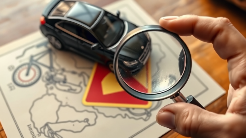 자동차 공매 시 주의사항 (realistic 스타일)