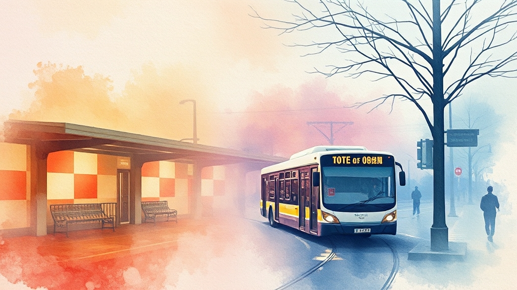 교통 정보 및 개발 호재 (watercolor 스타일)