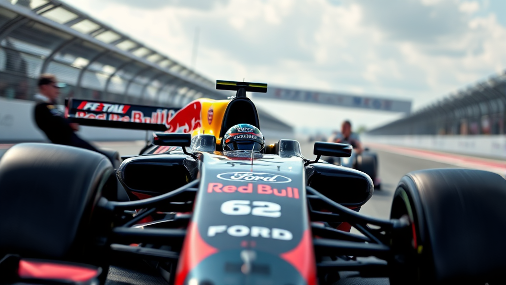 2026 F1 시즌 전망: 비자 캐시 앱 레이싱 불스 팀의 도전과 기회 (realistic 스타일)