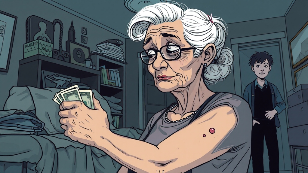 사건 발생 당시의 미스터리 (illustration 스타일)