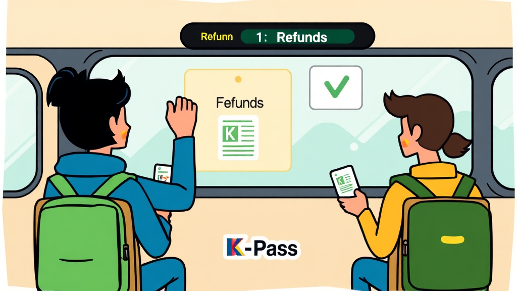 K패스 핵심 혜택 분석 (cartoon 스타일)