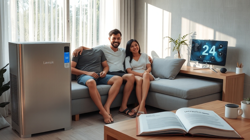 인버터 에어컨 & 에너지 효율 극대화 (realistic 스타일)