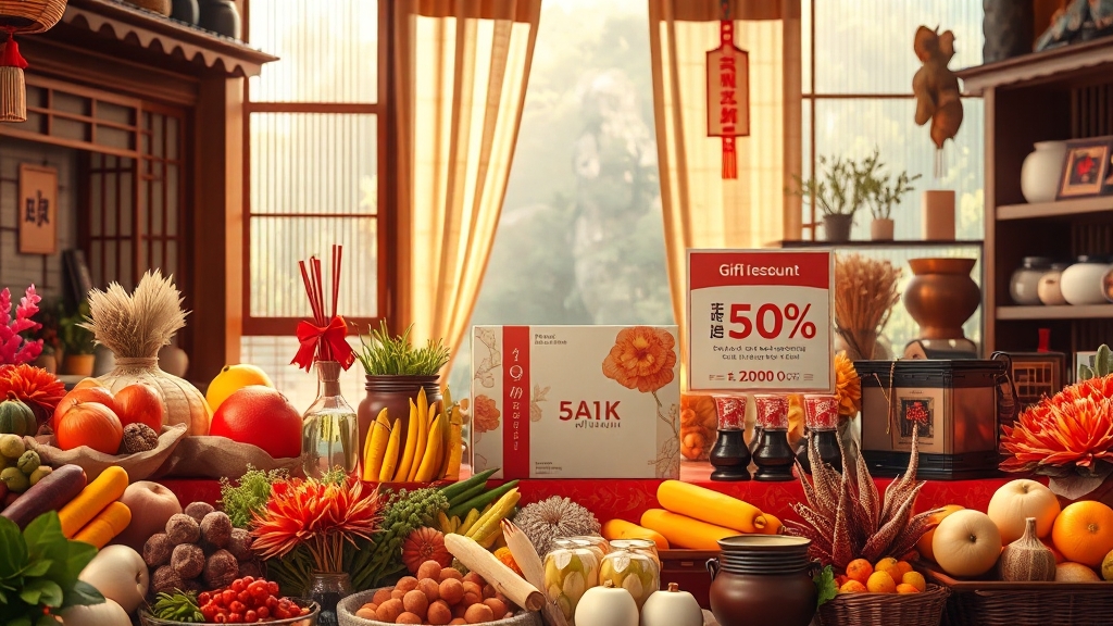 할인 품목 및 할인율, 얼마나? (realistic 스타일)