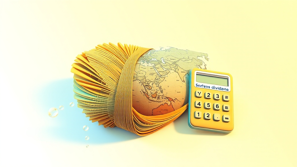 해외 배당금, 언제 어떻게 받을까? (illustration 스타일)