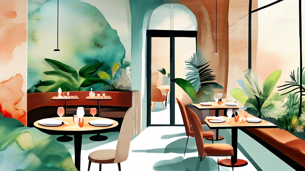 거지맵의 핵심 기능과 숨은 맛집 찾기 노하우 (watercolor 스타일)