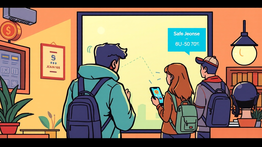 전세가율 및 주변 시세 확인 방법 (cartoon 스타일)