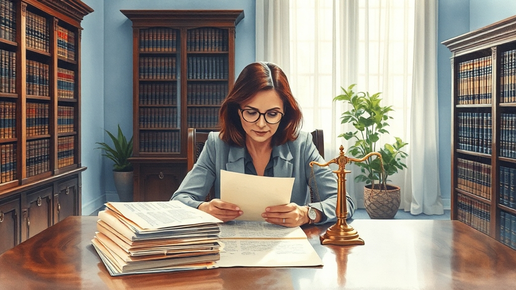 구속영장 발부, 요건은? (watercolor 스타일)