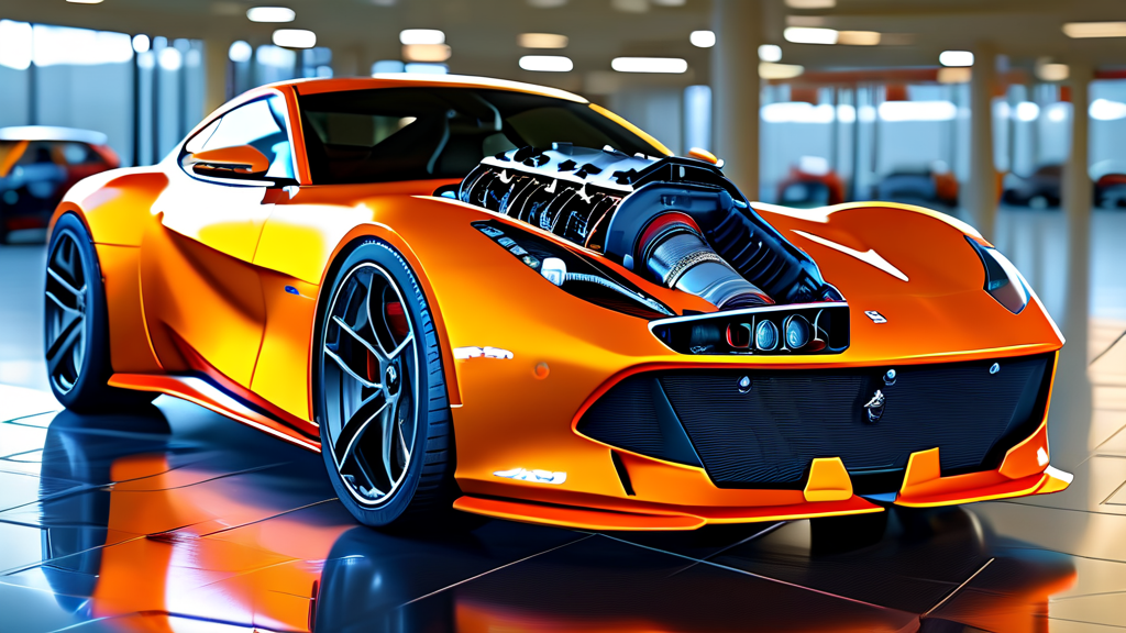 AI 기반 중고차 진단 시스템과 신뢰도 강화 (realistic 스타일)