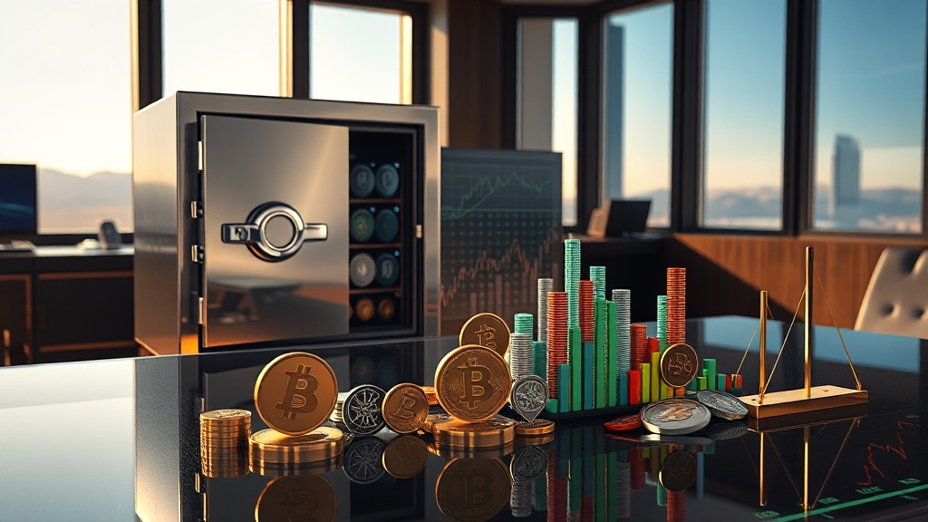 스테이블 코인 필요 이유: 암호화폐 시장 안정성 (realistic 스타일)