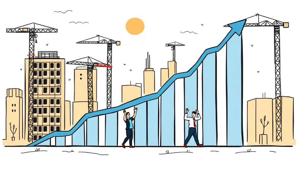 주가 변동 핵심 요인 (illustration 스타일)