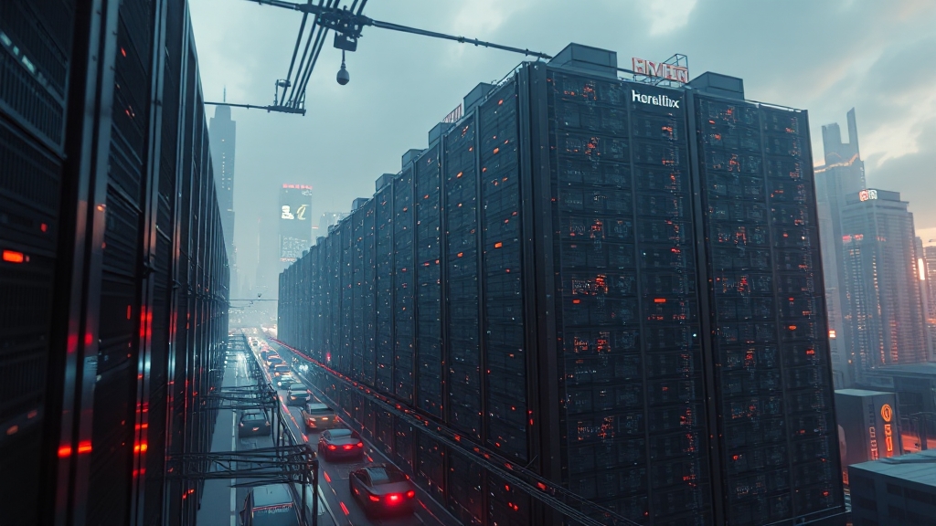 AI 인프라 투자, 기회로! (realistic 스타일)