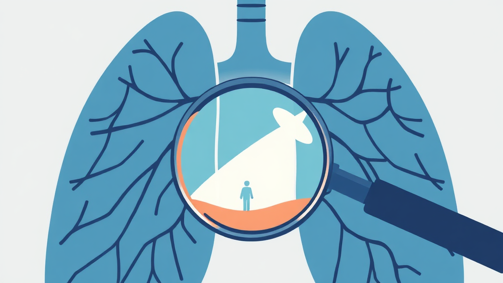 폐결절, 암 확률은 얼마나 될까요? (illustration 스타일)