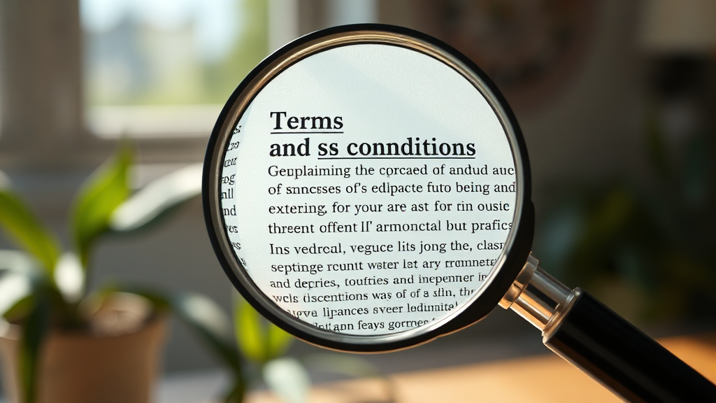 면책기간 및 예외 사항 (realistic 스타일)