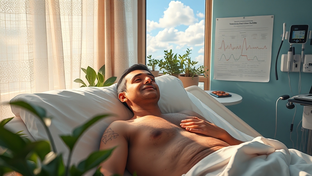 폐암 치료 최신 동향 (realistic 스타일)