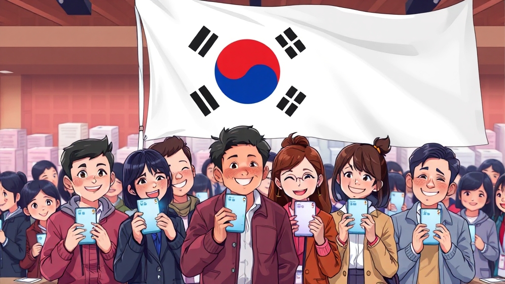 투표 기본 절차 (cartoon 스타일)