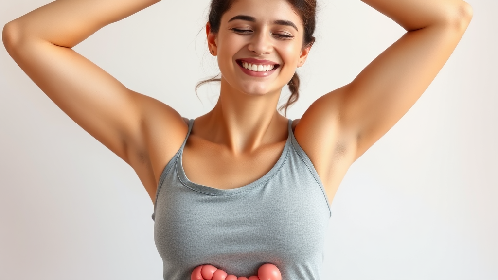 소화를 돕는 생활 습관 (realistic 스타일)