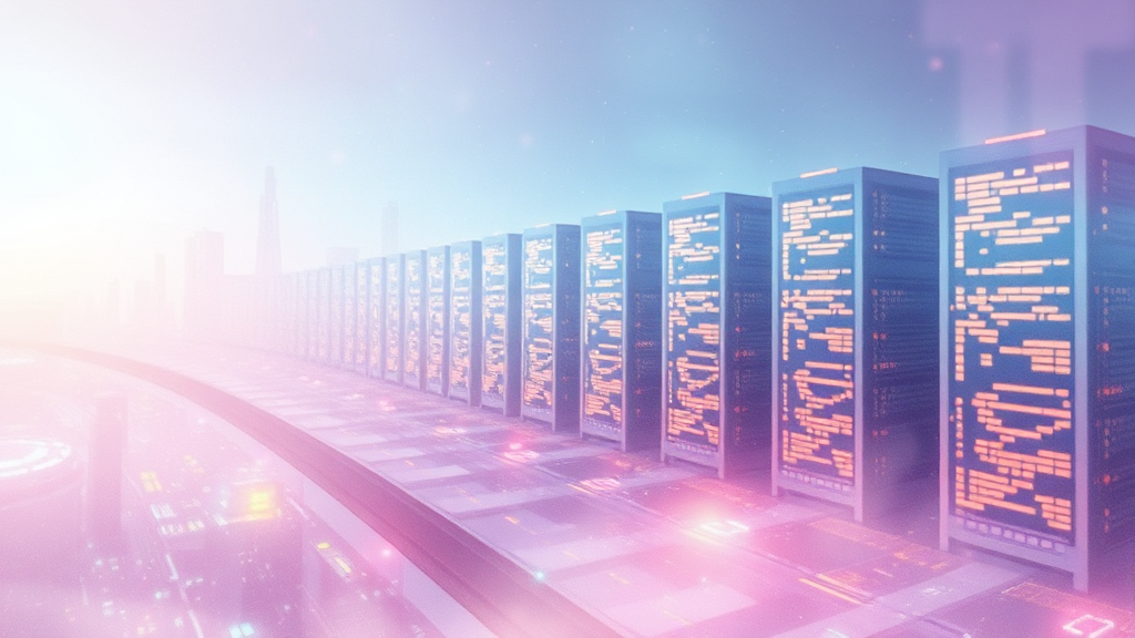 AI 반도체 시장 개요 (watercolor 스타일)