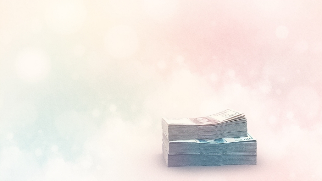 기금 대출의 장점 (watercolor 스타일)