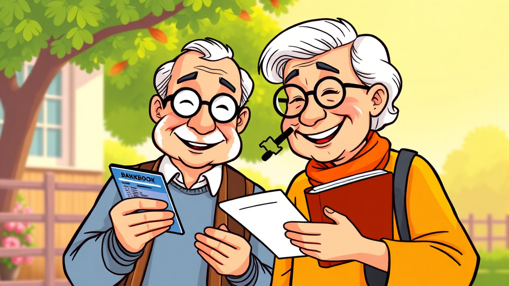 필요 서류는? (cartoon 스타일)