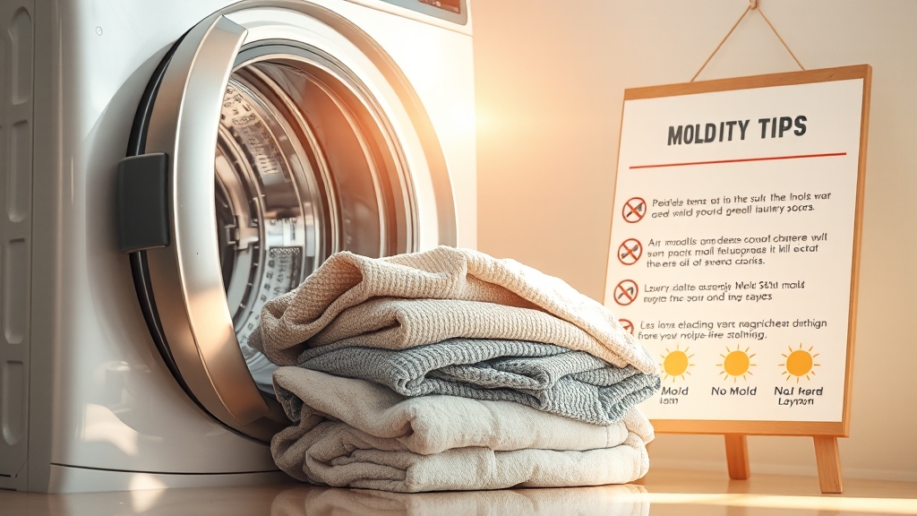 곰팡이 방지, 생활 속 팁! (realistic 스타일)