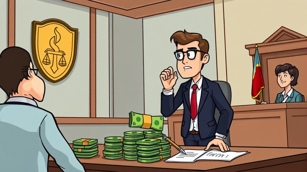 반환 거부 시 대처 방안 및 법적 대응 (cartoon 스타일)