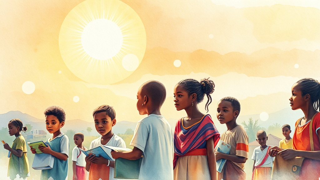 차상위계층, 어떤 혜택이 있을까요? (watercolor 스타일)