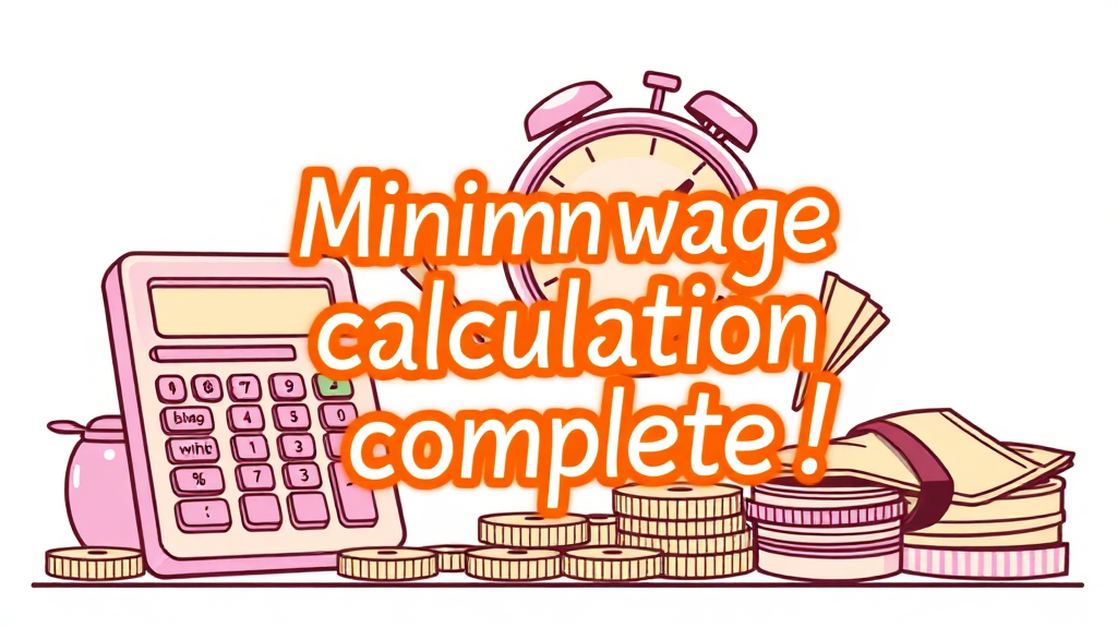 주휴수당 계산, 어렵지 않아요! (illustration 스타일)