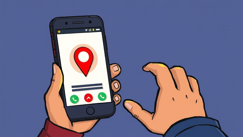 위치추적 앱, 어떤 위험이? (cartoon 스타일)