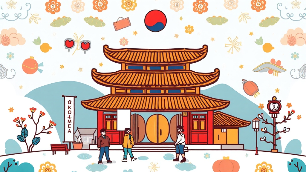 외국인 고객 혜택 (cartoon 스타일)