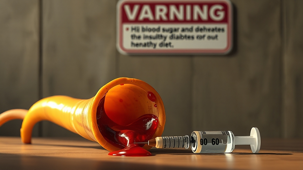 고혈당 쇼크, 왜 발생할까요? (realistic 스타일)