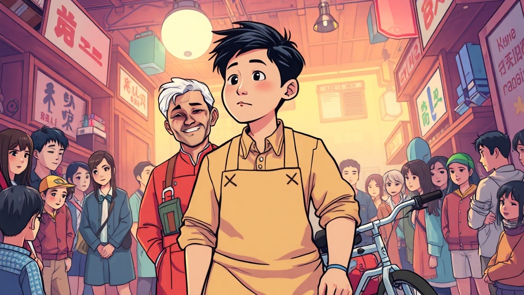 주요 등장인물 소개 (cartoon 스타일)