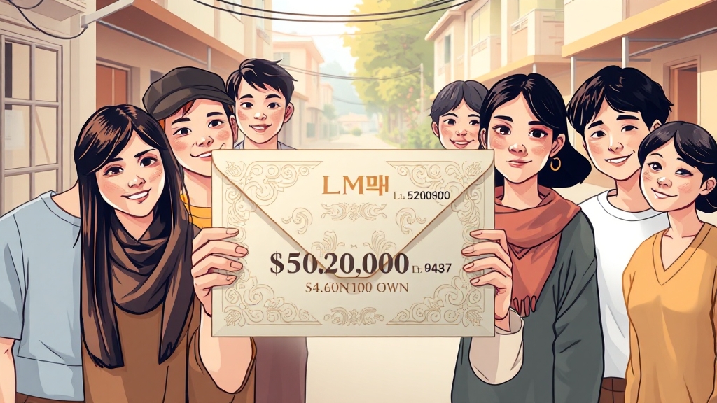 누가 얼마나 받나? (illustration 스타일)